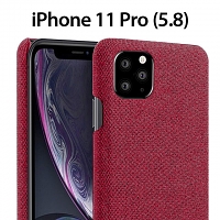 iPhone 11 Pro (5.8) Fabric Canvas Back Case