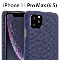 iPhone 11 Pro Max (6.5) Fabric Canvas Back Case
