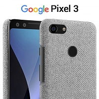 Google Pixel 3 Fabric Canvas Back Case