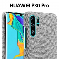 Huawei P30 Pro Fabric Canvas Back Case
