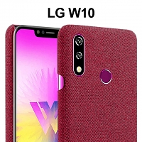 LG W10 Fabric Canvas Back Case