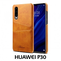 Huawei P30 Claf PU Leather Case with Card Holder