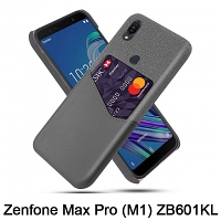 Asus Zenfone Max Pro (M1) ZB601KL Two-Tone Leather Case with Card Holder