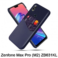 Asus Zenfone Max Pro (M2) ZB631KL Two-Tone Leather Case with Card Holder
