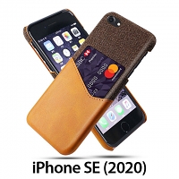 iPhone SE (2020) Two-Tone Leather Case with Card Holder