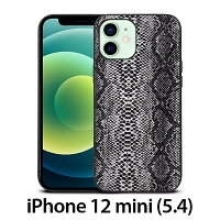 iPhone 12 mini (5.4) Faux Snake Skin Back Case