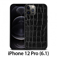 iPhone 12 Pro (6.1) Crocodile Leather Back Case