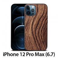iPhone 12 Pro Max (6.5) Woody Patterned Back Case