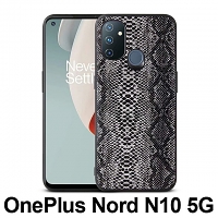 OnePlus Nord N10 5G Faux Snake Skin Back Case