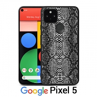 Google Pixel 5 Faux Snake Skin Back Case