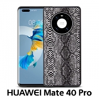 Huawei Mate 40 Pro Faux Snake Skin Back Case