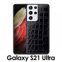 Samsung Galaxy S21 Ultra 5G Crocodile Leather Back Case