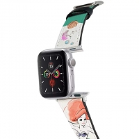 Disney Hand-painted Little Mermaid Leather Watch Band for Apple Watch