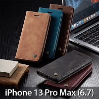iPhone 13 Pro Max (6.7) Retro Flip Leather Case
