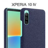Sony Xperia 10 IV Fabric Canvas Back Case