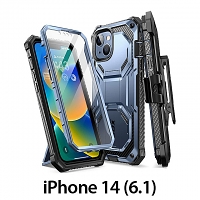 i-Blason Armorbox Case (Metallic Blue) for iPhone 14 (6.1)