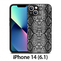 iPhone 14 (6.1) Faux Snake Skin Back Case