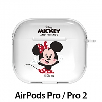 Disney Jumping Clear Series AirPods Pro / Pro 2 Case - Minnie
