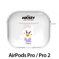 Disney Jumping Clear Series AirPods Pro / Pro 2 Case - Daisy
