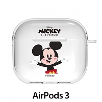 Disney Jumping Clear Series AirPods 3 Case - Mickey