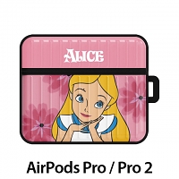 Disney Alice Simple Armor Series AirPods Pro / Pro 2 Case - Pink