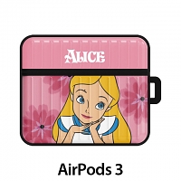 Disney Alice Simple Armor Series AirPods 3 Case - Pink