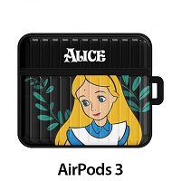 Disney Alice Simple Armor Series AirPods 3 Case - Black