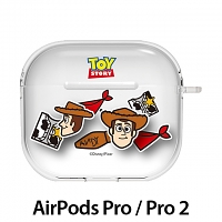 Disney Toy Story Sticker Clear Series AirPods Pro / Pro 2 Case - Woody