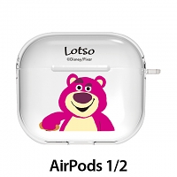 Disney Toy Story Triple Clear Series AirPods 1/2 Case - Lotso