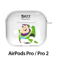 Disney Toy Story Triple Clear Series AirPods Pro / Pro 2 Case - Buzz Lightyear