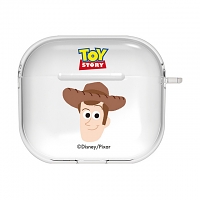 Disney Toy Story Funny Clear Series AirPods Case - Woody