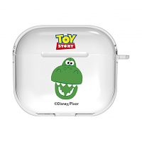 Disney Toy Story Funny Clear Series AirPods Case - Rex