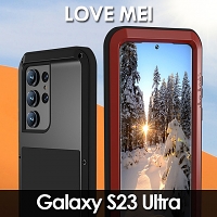 LOVE MEI Samsung Galaxy S23 Ultra Powerful Bumper Case