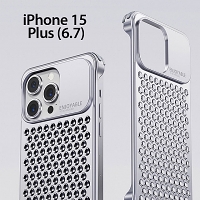 iPhone 15 Plus (6.7) Metal Hollow Cooling Case