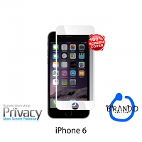 Brando Workshop Full Screen Privacy Glass Protector (iPhone 6) - White