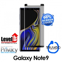 Brando Workshop 96% Half Coverage Curved Privacy Glass Screen Protector (Samsung Galaxy Note9) - Black