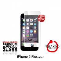 Brando Workshop Full Screen Coverage Glass Protector (iPhone 6 Plus) - White