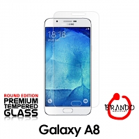 Brando Workshop Premium Tempered Glass Protector (Rounded Edition) (Samsung Galaxy A8)