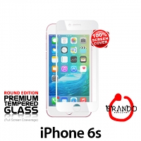Brando Workshop Full Screen Coverage Glass Protector (iPhone 6s) - White