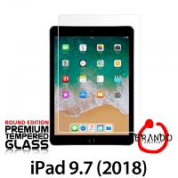 Brando Workshop Premium Tempered Glass Protector (Rounded Edition) (iPad 9.7 (2018))