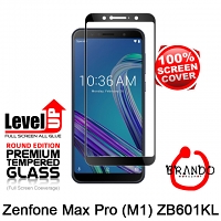 Brando Workshop Full Screen Coverage Glass Protector (Asus Zenfone Max Pro (M1) ZB601KL) - Black