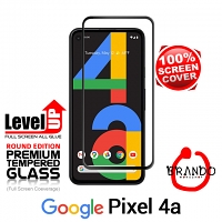 Brando Workshop Full Screen Coverage Glass Protector (Google Pixel 4a) - Black