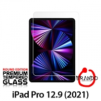 Brando Workshop Premium Tempered Glass Protector (Rounded Edition) (iPad Pro 12.9 (2021))