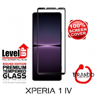 Brando Workshop Full Screen Coverage Glass Protector (Sony Xperia 1 IV) - Black