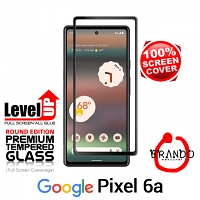 Brando Workshop Full Screen Coverage Glass Protector (Google Pixel 6a) - Black
