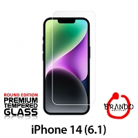 Brando Workshop Premium Tempered Glass Protector (Rounded Edition) (iPhone 14 (6.1))