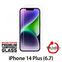 Brando Workshop Premium Tempered Glass Protector (Rounded Edition) (iPhone 14 Plus (6.7))
