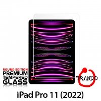 Brando Workshop Premium Tempered Glass Protector (Rounded Edition) (iPad Pro 11 (2022))