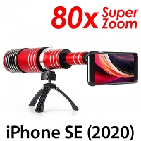 iPhone SE (2020) Super Spy Ultra High Power Zoom 80X Telescope with Tripod Stand
