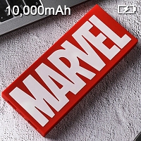 Marvel Logo Power Bank - 10000mAh